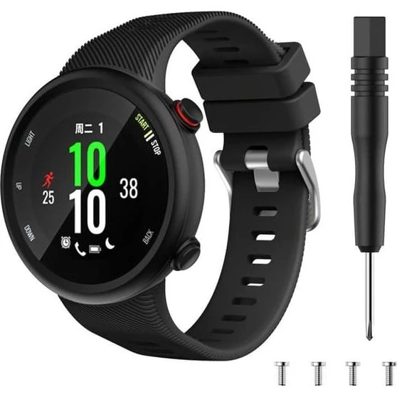 Garmin Forerunner 45 Silikone Urrem - Sort