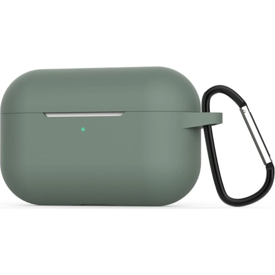 Apple AirPods Pro & AirPods 3 Silikoneetui - Mørkegrøn