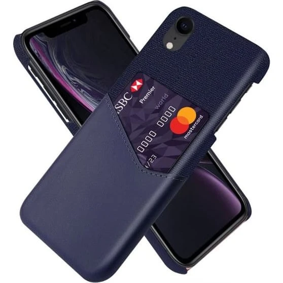 Bofink iPhone Xr kortcover - Blå