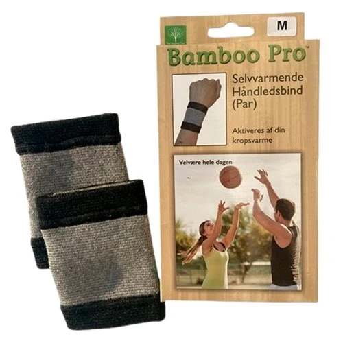 Bamboo Pro Selvvarmende Håndledsbind, Str. M
