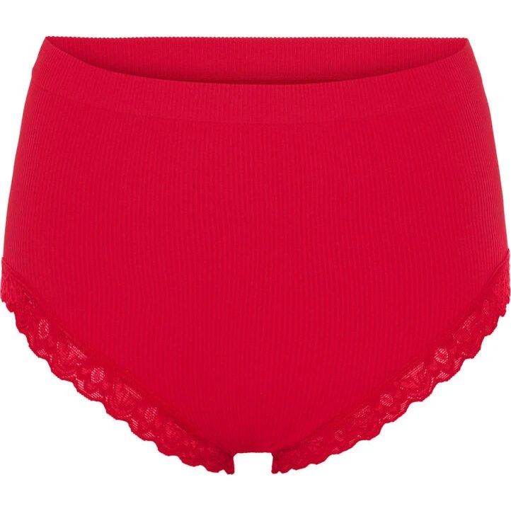 Tim & Simonsen Feline Rib Midi Trusser - Rosso