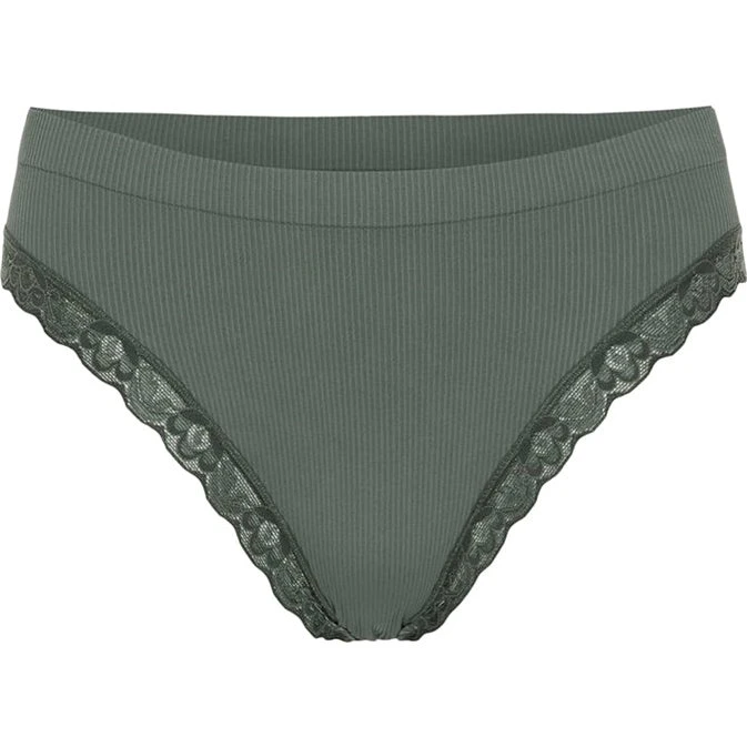 Tim & Simonsen Feline Rib Trusse m/blonde - Olive - L/XL