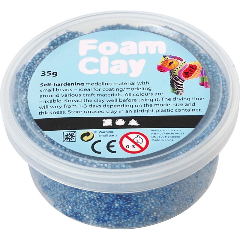 Foam Clay skumler - Blå 35 g