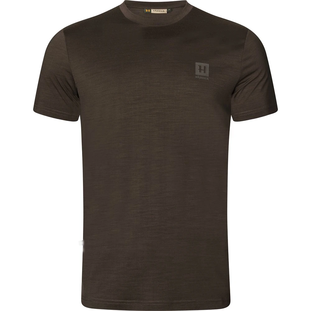 Härkila Base All Season L/S T-shirt Shadow Brown - L