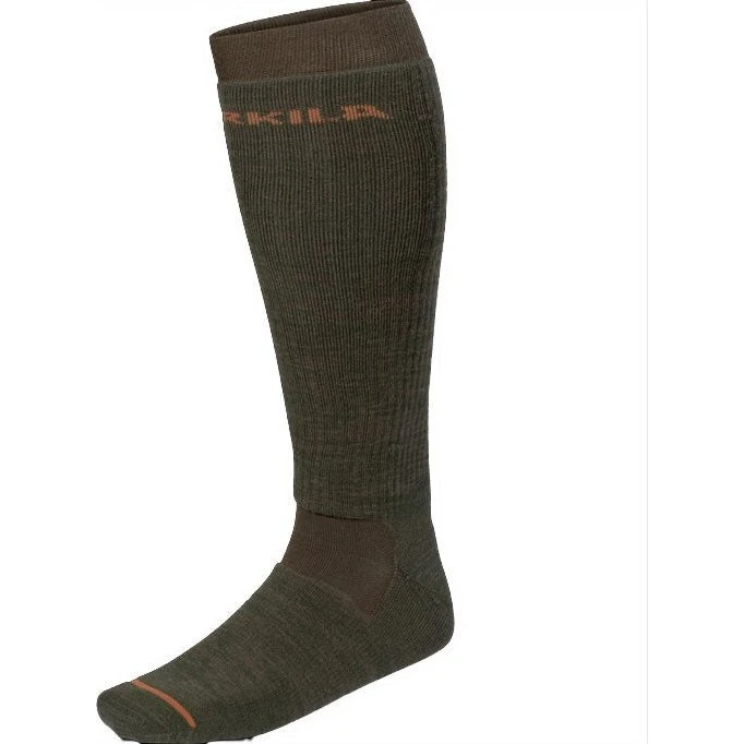 Härkila Pro Hunter 2.0 Long Socks - L - Willow Green/Shadow Brown