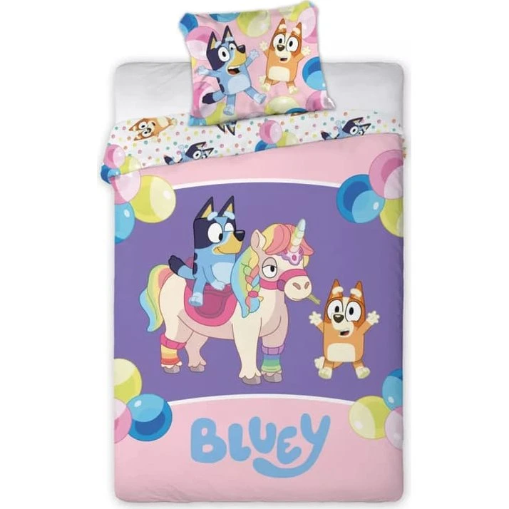 Bluey Magical Party sengesæt 140x200 cm - 100% bomuld
