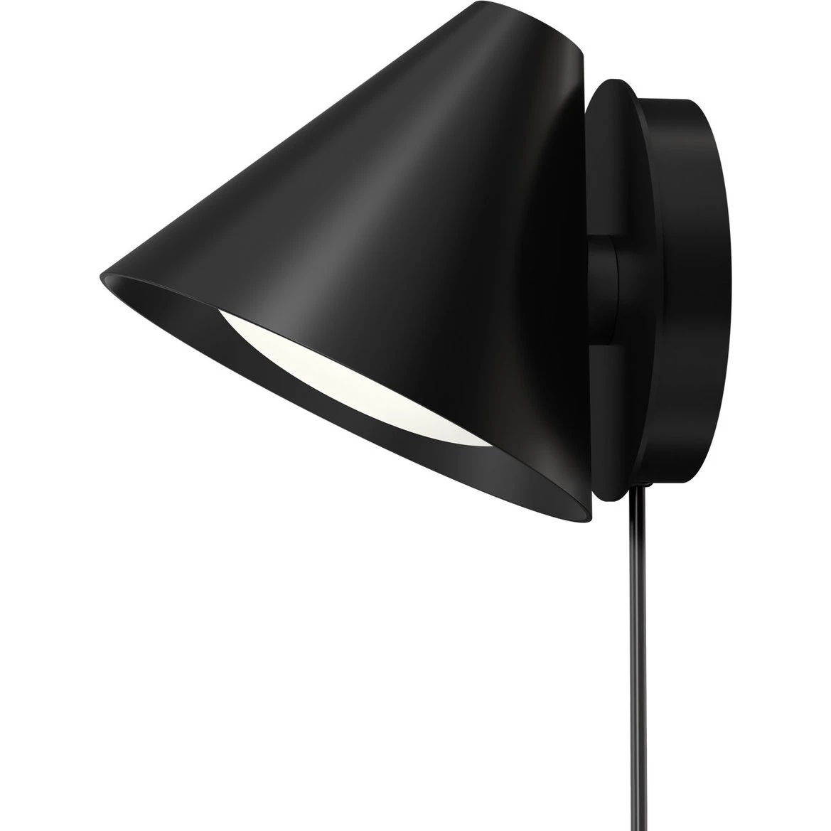Louis Poulsen Keglen 175 Væglampe Dim-to-Warm Black