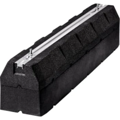 Gummi montageblok til varmepumpe 600 x 190 mm (2 stk.)