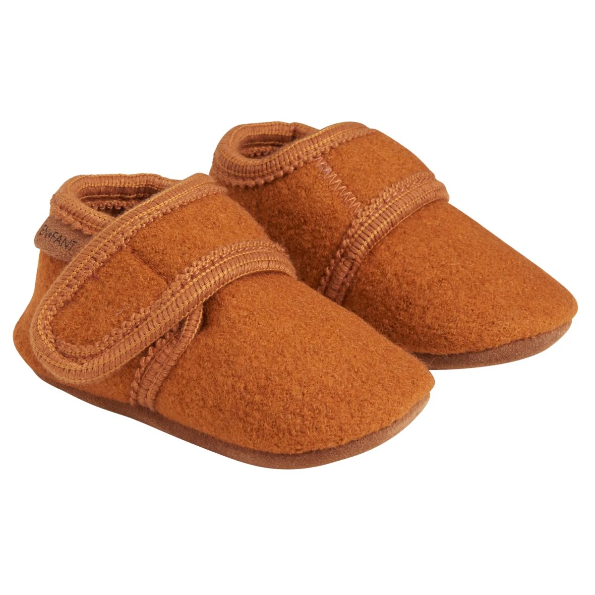 En Fant Børne Futter i Uld - Leather Brown - 27/28