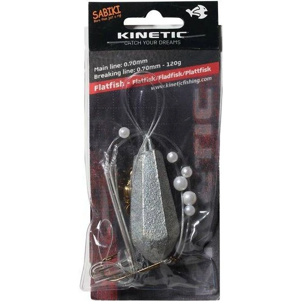 Kinetic Sabiki Classic 90cm Fladfiskeforfang med #1/0 kroge