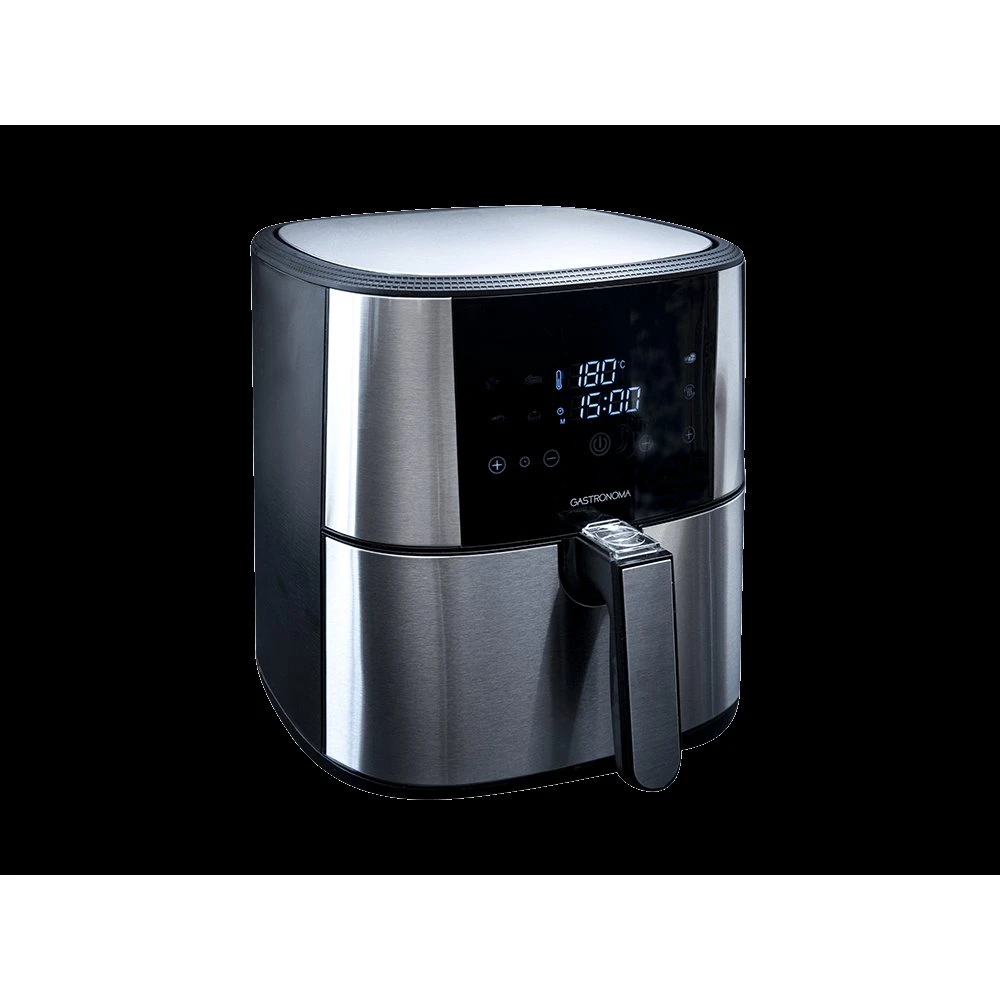 Gastronoma Low Fat Airfryer 6L, 1800W, Sort/Rustfrit stål