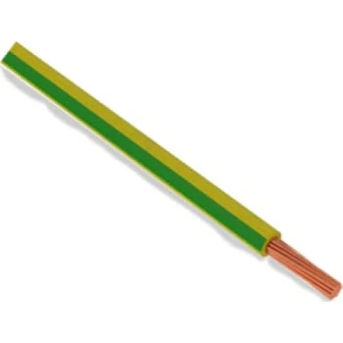 H07Z-K HF 90° 1G10 mm² gul/grøn T500 ledning