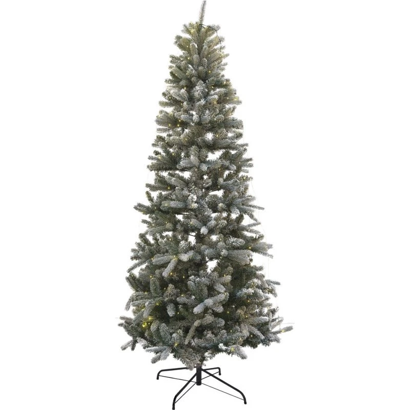 Sirius Elias kunstigt juletræ med lys og sneeffekt, 240 cm