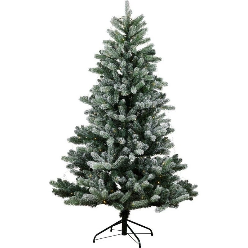 Sirius Anton kunstigt juletræ med sne og lys, 210 cm