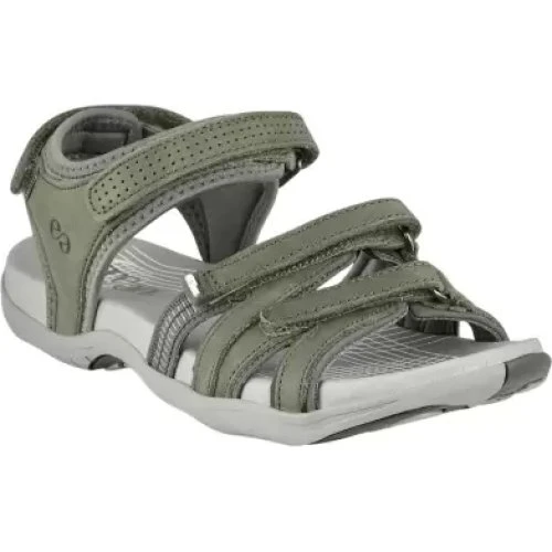 Green Comfort Corsica Sandaler med slim velcro - Oliven