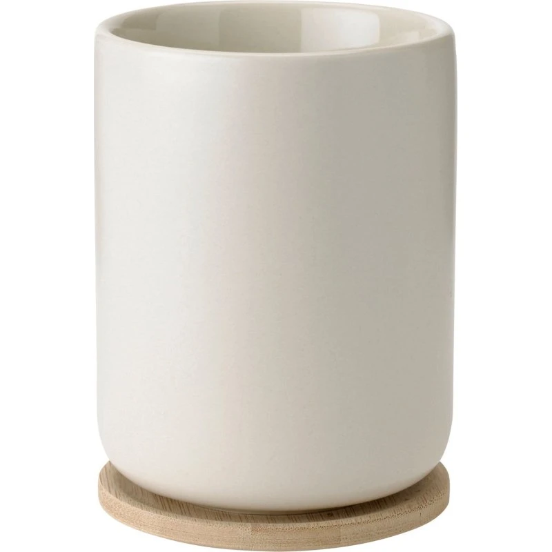 Stelton Theo termokrus 0,25 L - Sand m. bambus underlag