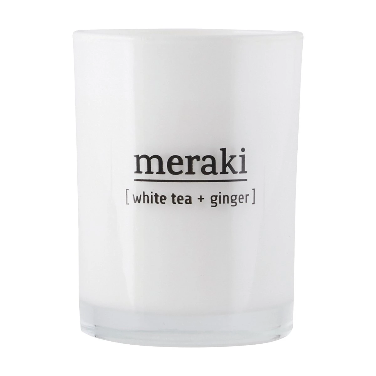 Meraki Duftlys White Tea & Ginger, 8x10,5 cm