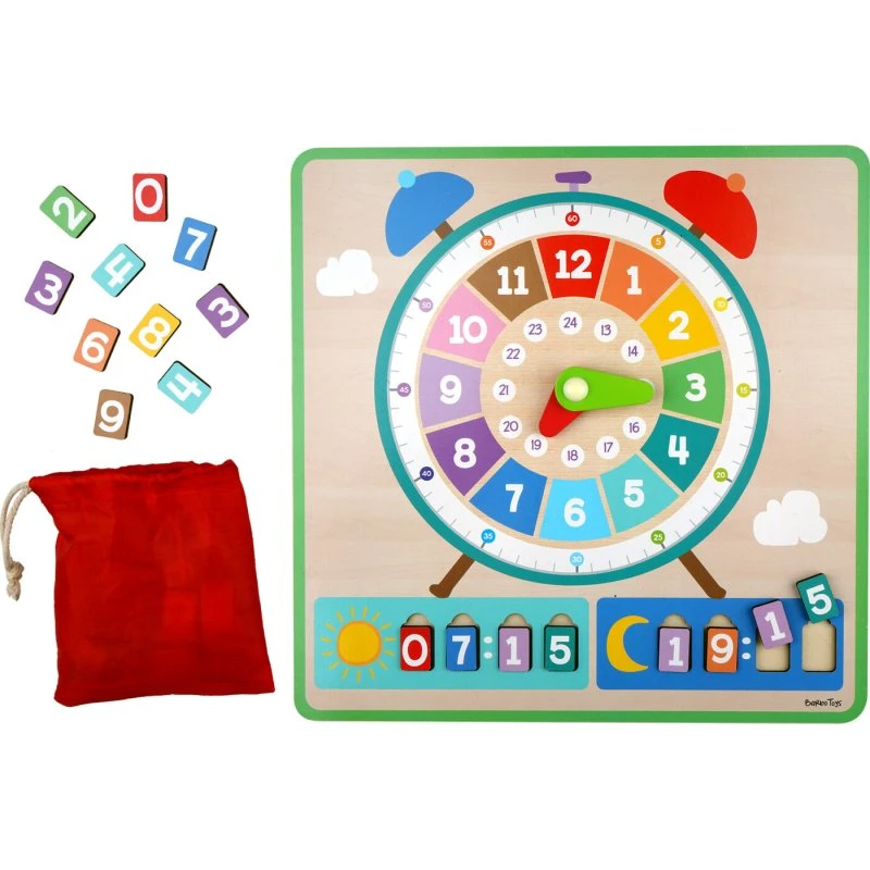 Wacky Wonders Lær Klokken Træpuslespil