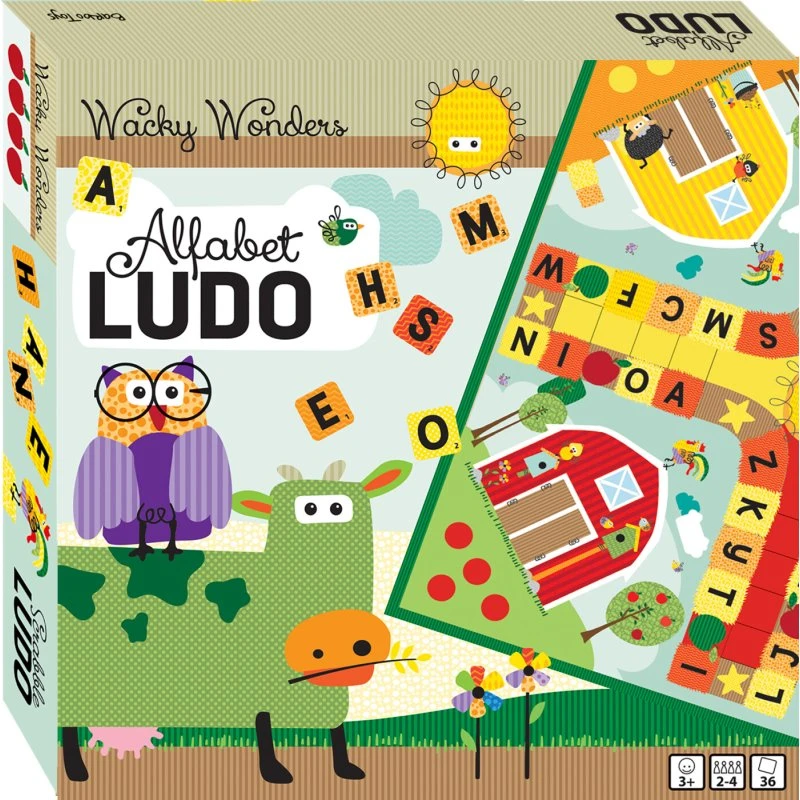 Barbo Toys Wacky Wonders: Alfabet Ludo
