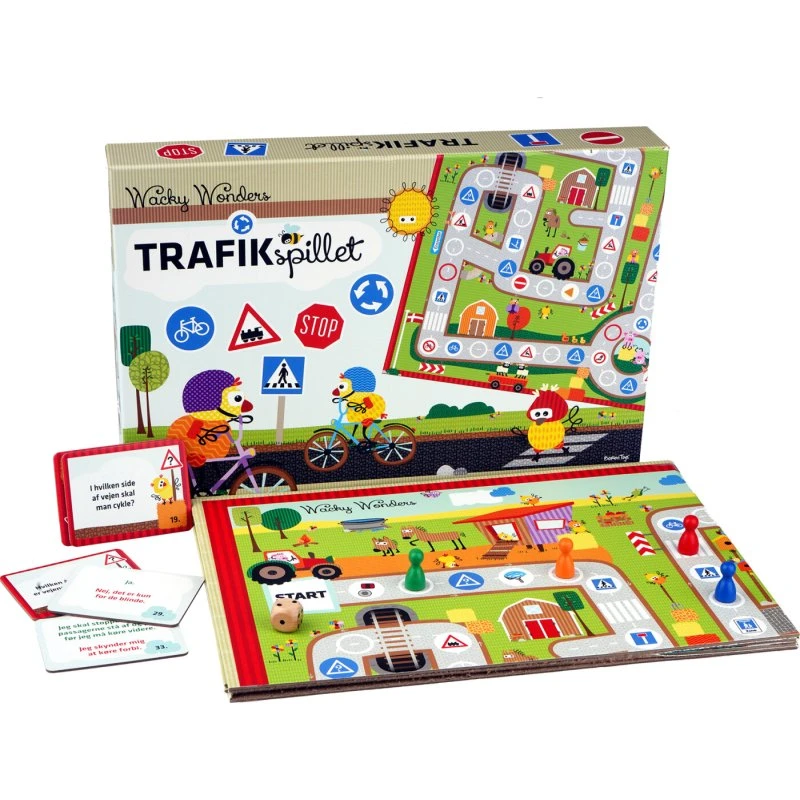 Barbo Toys Wacky Wonders Trafikspil – Sjovt læringsbrætspil