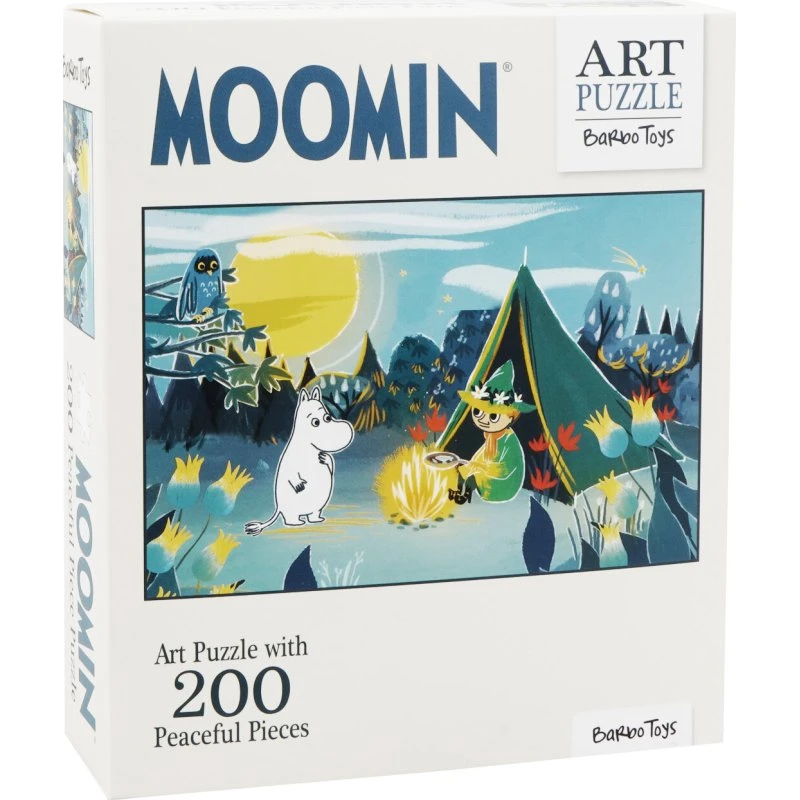 Barbo Toys Mumi Art Puslespil 200 brikker - Blå