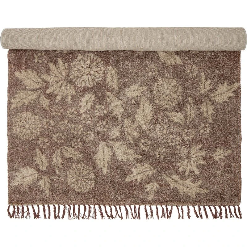 Malu Bomuldstæppe 140x200 - Brun