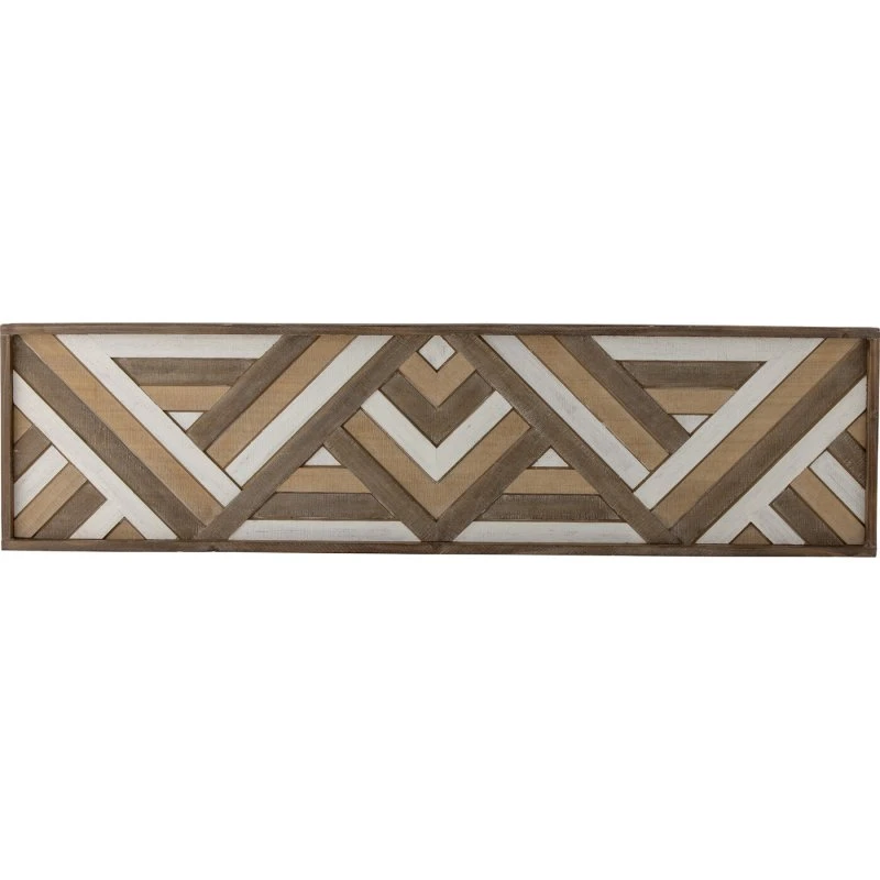 Lunna vægdekoration i træ – geometrisk 3D