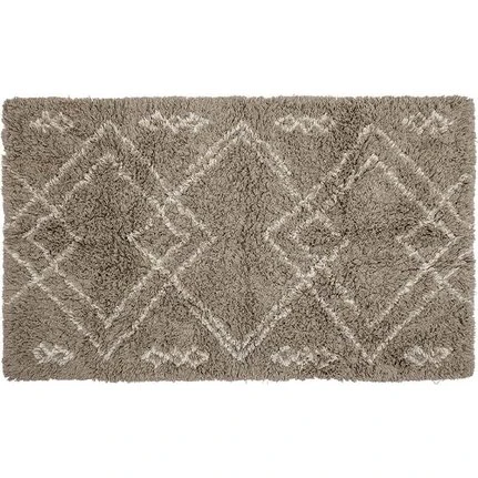 Bloomingville Edea – Bomuldstæppe Brun (tuftet)