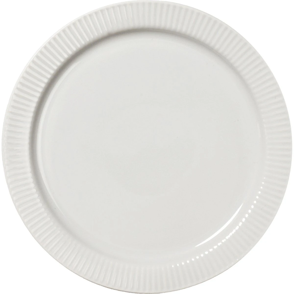 Sagaform Inka assiet, hvid, Ø17 cm