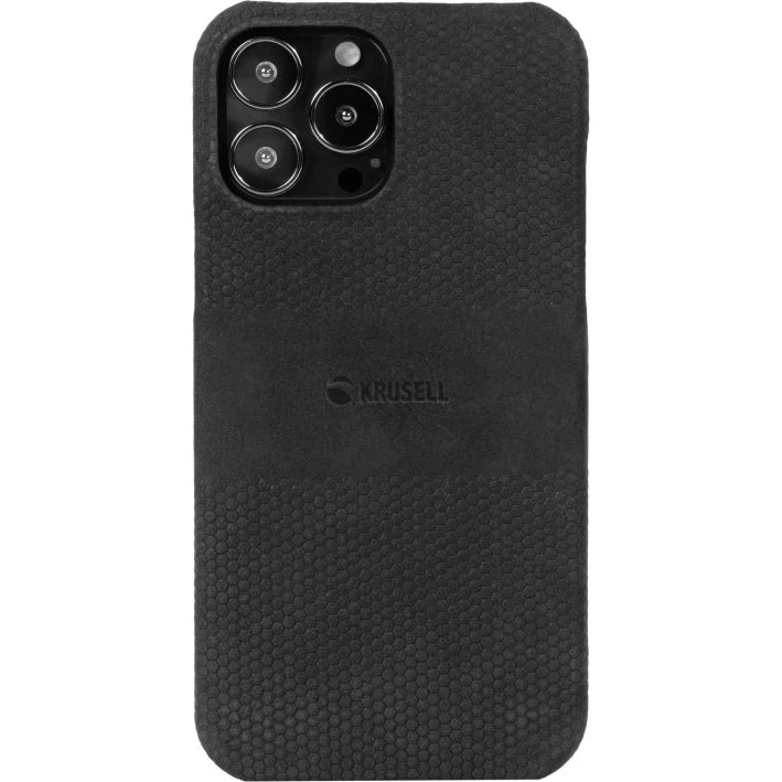 Krusell Lædercover til iPhone 13 Pro Max - Sort