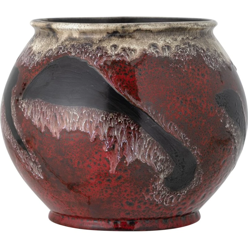 Bloomingville Souha Urtepotteskjuler, Rød Stentøj