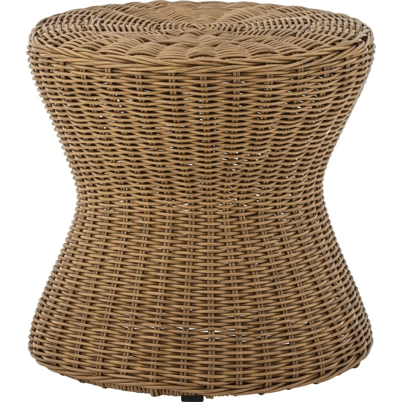 Bloomingville Roccas Sofabord Ø53 cm - Polyrattan Brun