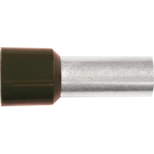 Elpress Isoleret Terminalrør 50mm² Olivengrøn L20
