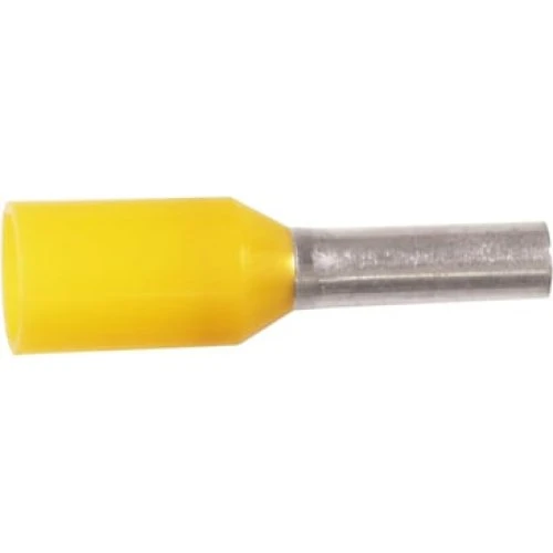Elpress Isoleret Terminalrør 1,0mm² Gul (A1-6ET)