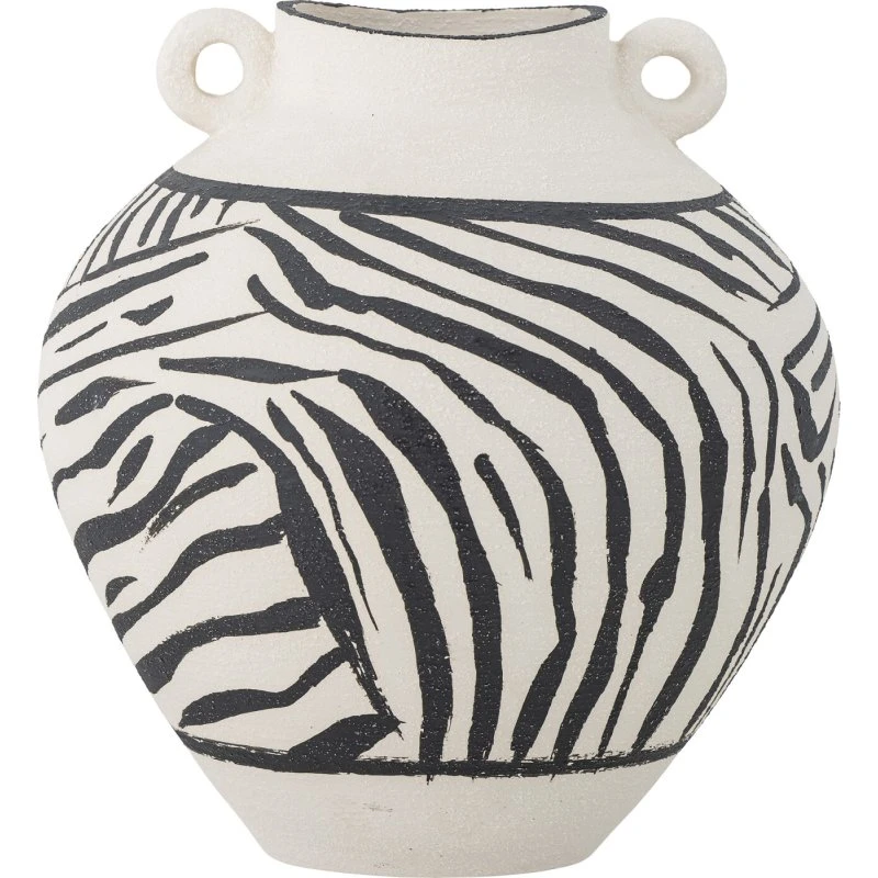 Bloomingville Togo vase – håndmalet stentøj, H26 cm