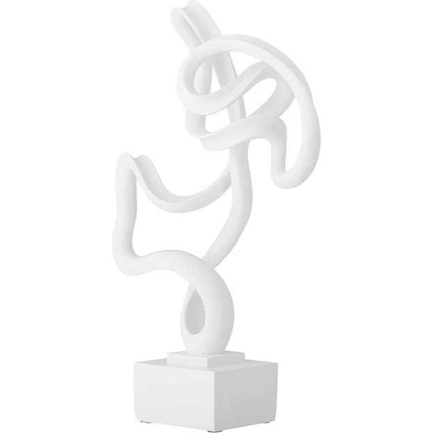 Bloomingville Arista skulptur - hvid resin