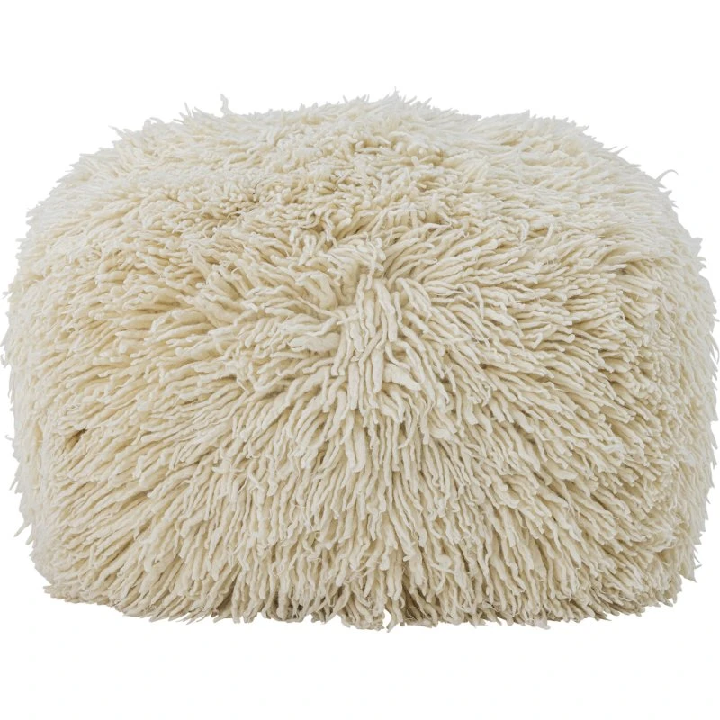 Bloomingville Lomba puf - tuftet uld, natur
