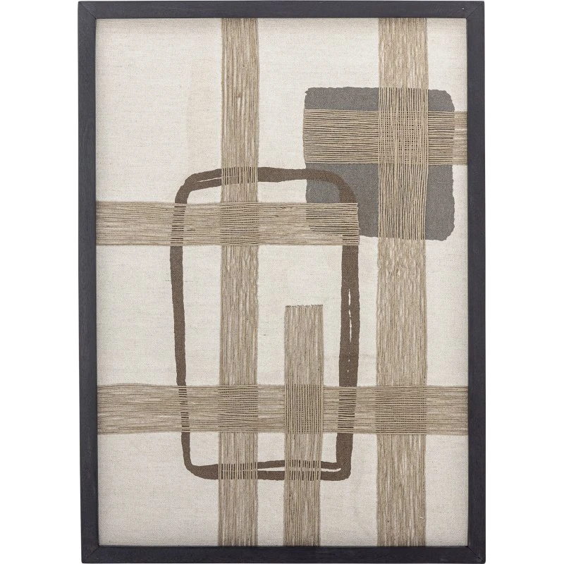 Bloomingville Bie Vægdekoration i Bomuld – Beige/Brun