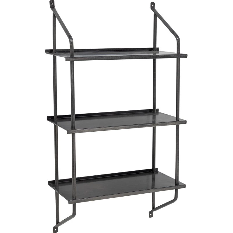 Bloomingville Sindre væghylde i sort metal