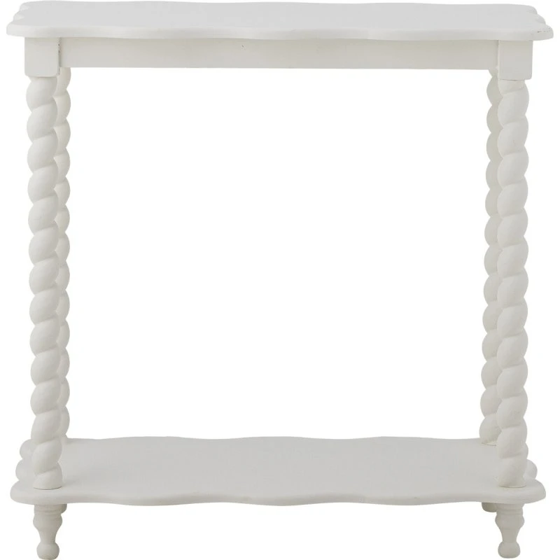 Bia konsolbord – hvid MDF med hylde
