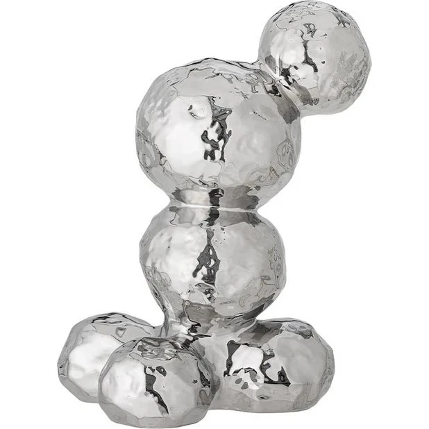 Bloomingville Bobby Skulptur - Sølv, Stentøj (33,5 cm)