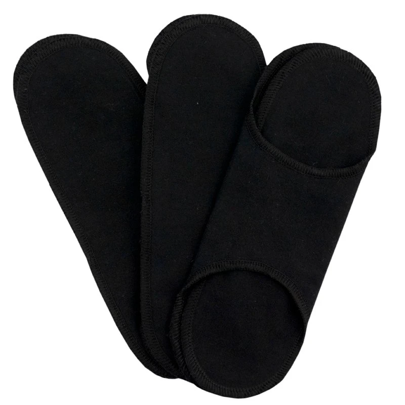 Imse Almindelige puder uden knapper, Sort (3 stk.)