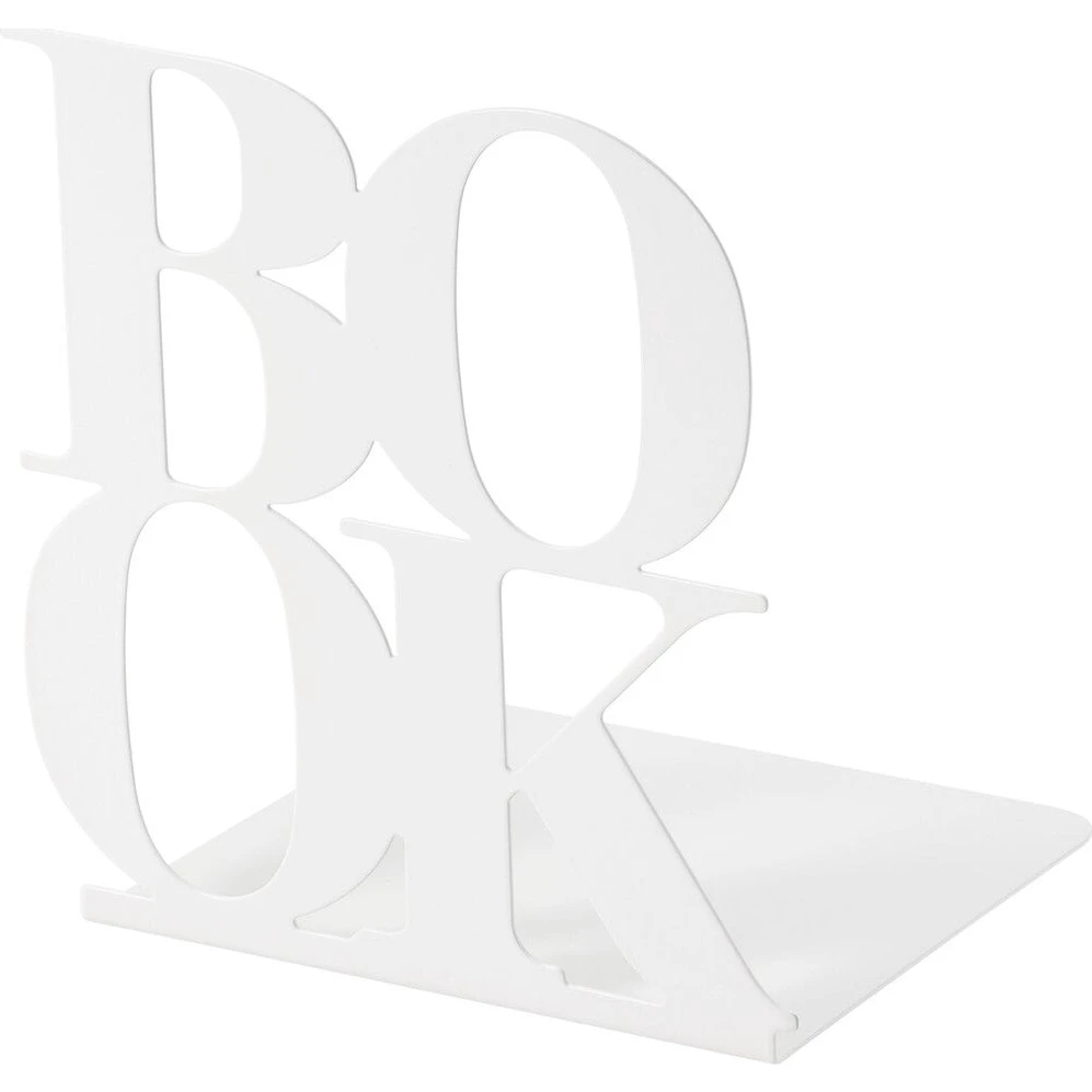 Burde Bogstøtte Book 2-pak - Hvid