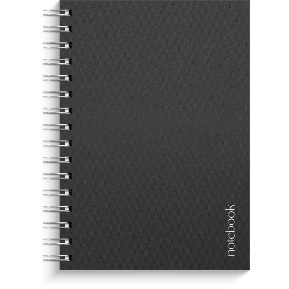 Burde Notebook Blank A5 Black