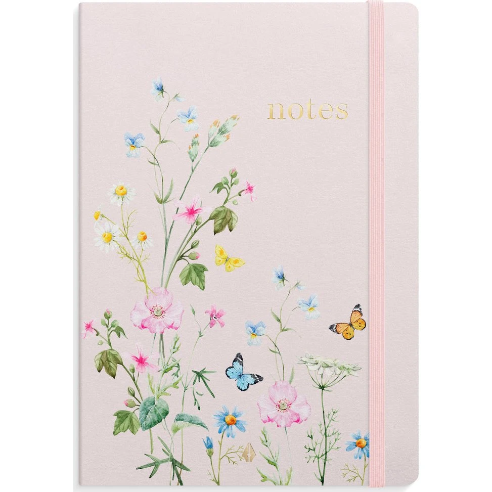 Burde Notebook Deluxe A5 Pink Meadow
