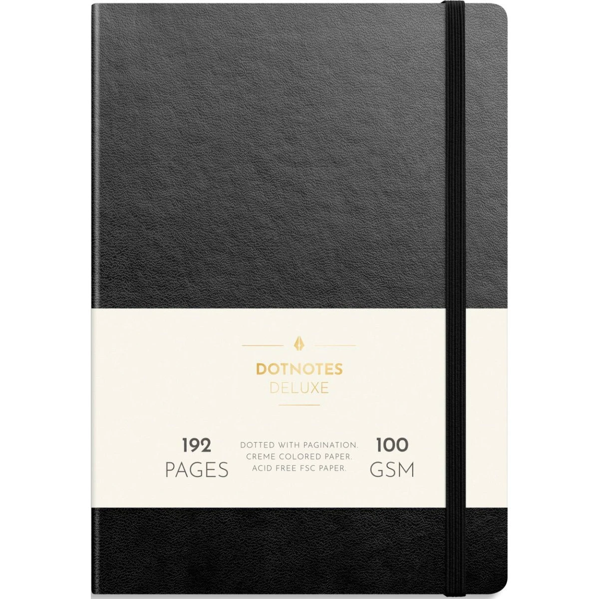 Mayland DotNotes Notesbog A5 - Sort