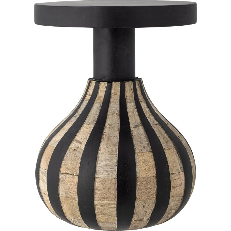 Bloomingville Aloise Sidebord - Rundt Mango Træ (Sort)