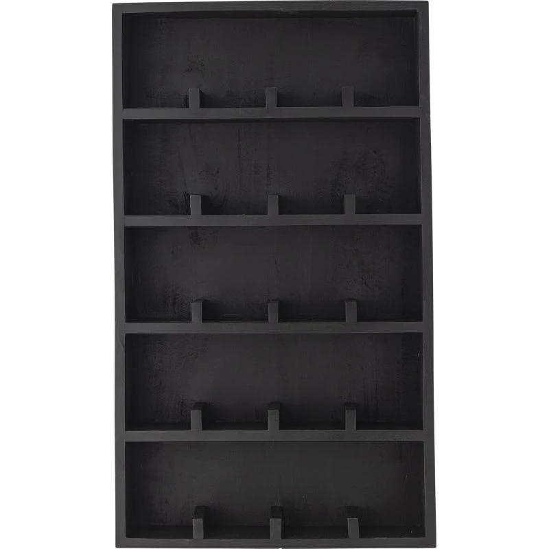 Bloomingville Thessa væghylde i sort mango (FSC)