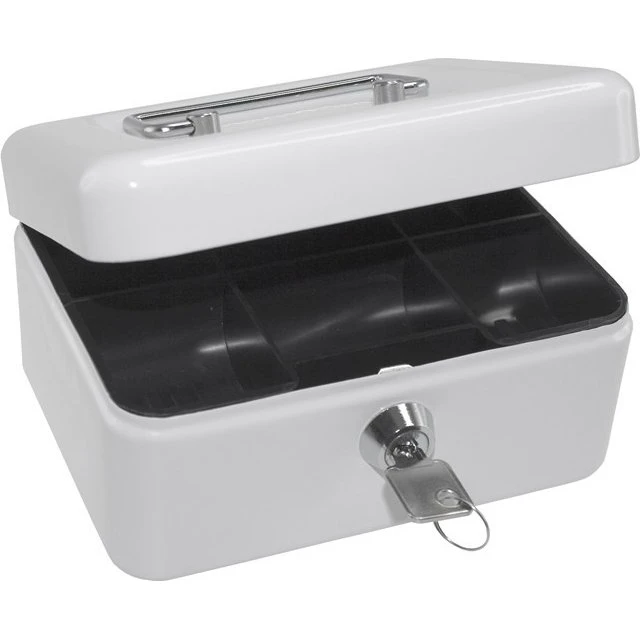 BNT Pengekasse - 80x115x152 mm - Hvid