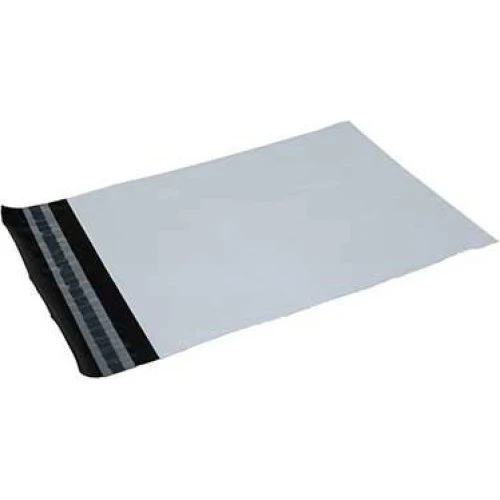 Forsendelsespose plast hvid 300x500mm - 100 stk